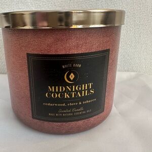 White Barn/Bath and Body Works Midnight Cocktails 3 wick Candle new